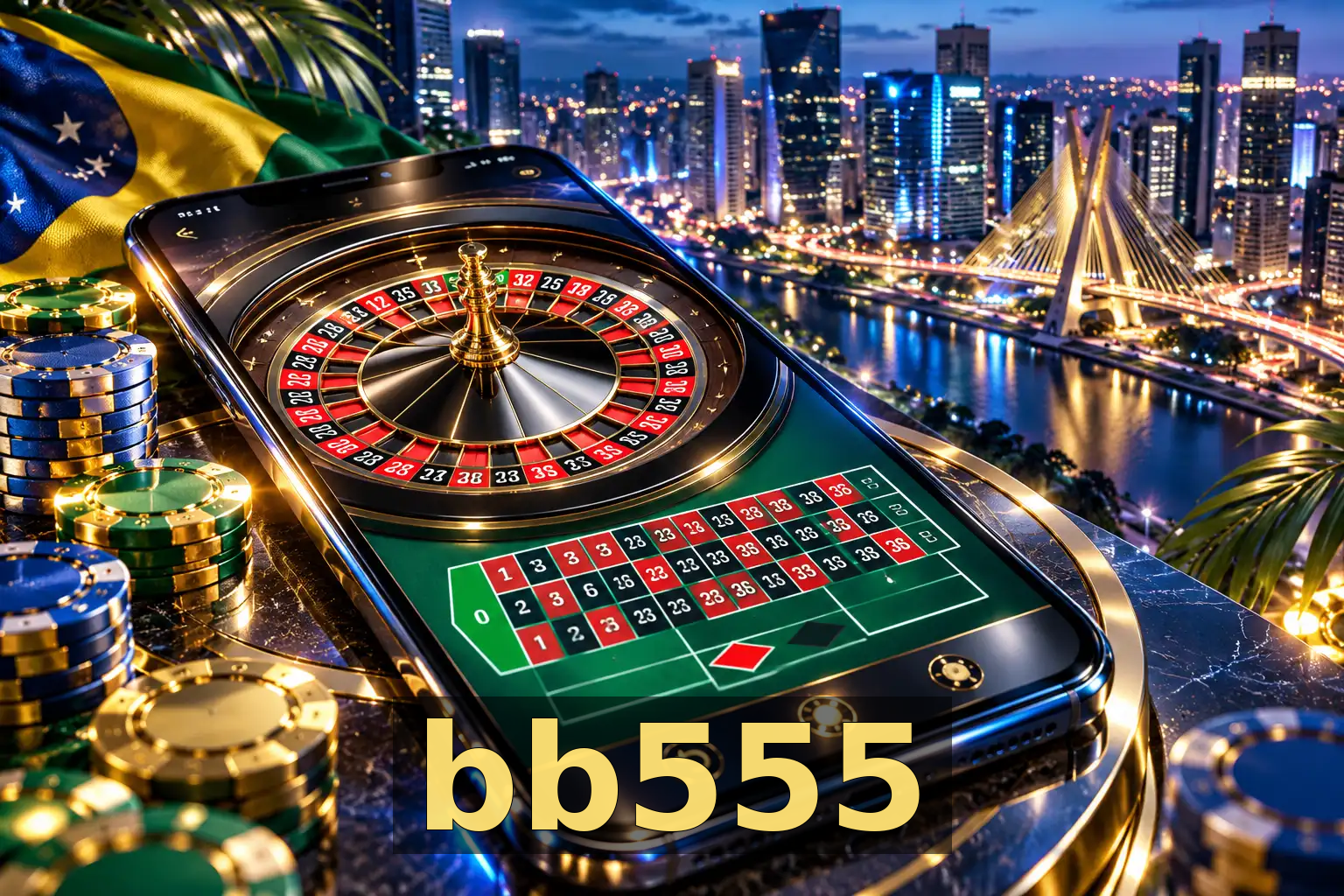 Recursos e funcionalidades do site bb555